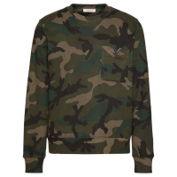 Valentino Sweatshirt 'Logo-Appliqué Camouflage-Pattern' pour Hommes