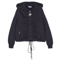 The Attico Women's 'Ruched-Detail' Hoodie