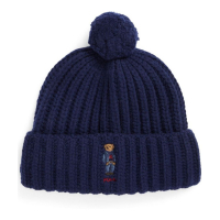 Polo Ralph Lauren Bonnet 'Bear Pom-Pom' pour Femmes