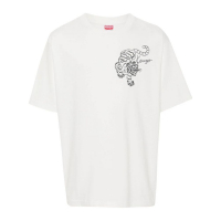 Kenzo T-shirt 'Tiger-Embroidered' pour Hommes