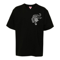 Kenzo T-shirt 'Tiger-Embroidered' pour Hommes