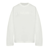 Jil Sander T-Shirt manches longues 'Logo-Print' pour Hommes