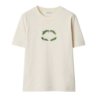 Burberry T-shirt 'Logo-Embroidered' pour Femmes