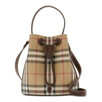 Burberry Women's 'Checked Mini' Bucket Bag