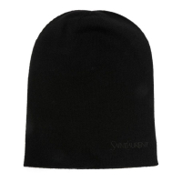 Saint Laurent Bonnet 'Logo-Embroidered' pour Femmes