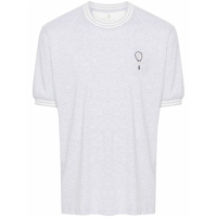 Brunello Cucinelli T-shirt 'Tennis-Logo' pour Hommes