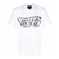 Versace Jeans Couture T-shirt 'Logo-Print' pour Hommes