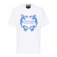 Versace Jeans Couture T-shirt 'Logo-Print' pour Hommes