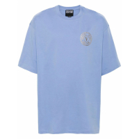 Versace Jeans Couture T-shirt 'Logo-Print' pour Hommes