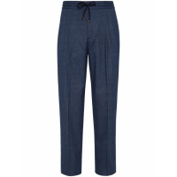 Brunello Cucinelli Pantalon 'Drawstring-Waistband' pour Hommes