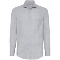 Brunello Cucinelli Chemise 'Plain' pour Hommes