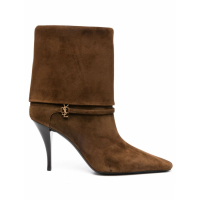 Saint Laurent 'Folded' Stiefel mit hohen Absätzen für Damen