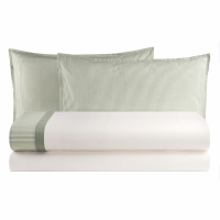 Biancoperla Tenerife Parure De Lit Complète Eko King-Size, Vert