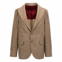 Brunello Cucinelli 'Single-Breasted Yack' Klassischer Blazer für Herren