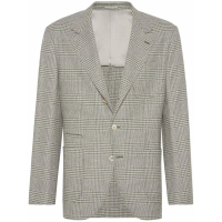 Brunello Cucinelli 'Single-Breasted Checked' Klassischer Blazer für Herren