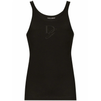 Dolce&Gabbana Men's 'Round Neck Sleeveless' Tank Top