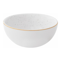 Easy Life Set Of 6 Porcelain Bowls Ø 9.5 cm. Artesanal White