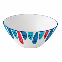 Easy Life Porcelain Bowl Ø 22.5 Cm Sardine'S Party