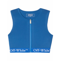 Off-White Haut de sport 'Logo-Underband Zip-Up' pour Femmes