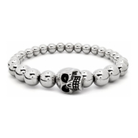 Alexander McQueen 'Skull-Charm Beaded' Armband für Herren