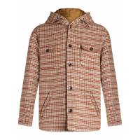 Etro Veste 'Tartan-Check Hooded Shirt' pour Hommes