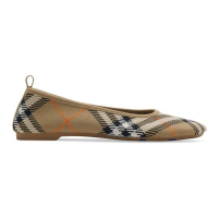 Burberry Women's 'Checkered Knitted' Ballerinas