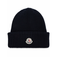 Moncler Men's 'Logo Patch' Beanie