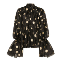 Dolce & Gabbana Blouse à manches longues 'Ruffled-Cuff Blouse' pour Femmes