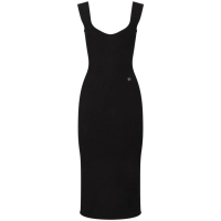 Dolce&Gabbana Women's 'Layered-Neck' Midi Dress