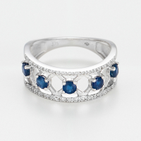 Paris Vendôme Bague 'Lady Blue' pour Femmes