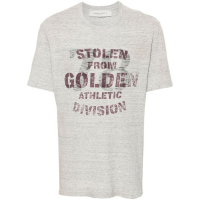 Golden Goose Deluxe Brand T-shirt 'Logo-Print' pour Hommes