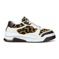 Versace Men's 'Odissea Leopard-Print' Sneakers