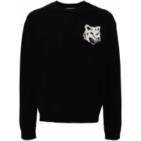 Maison Kitsuné Men's 'Fox Head Intarsia' Sweater