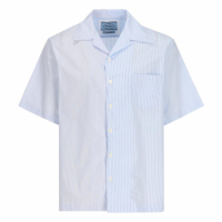 Prada Men's 'Striped Button-Up' Short sleeve shirt