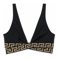 Versace Women's 'Greca-Detailing' Bikini Top