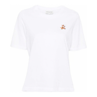 Maison Kitsuné 'Speedy Fox-Appliqué' T-Shirt für Damen