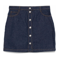 Maison Kitsuné Women's 'Button-Up' Mini Skirt