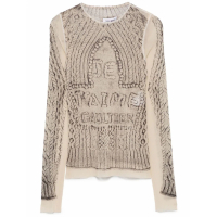 Jean Paul Gaultier Women's 'Trompe L'Oeil-Print' Long Sleeve top