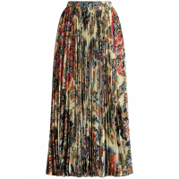 Etro 'Paisley-Print Pleated' Midi Rock für Damen