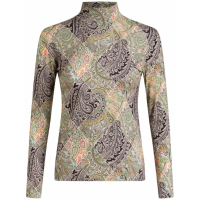 Etro Top à manches longues 'Patchwork-Print' pour Femmes