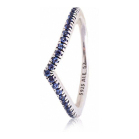 Pandora Women's 'Timeless Wish Sparkling Blue' Ring