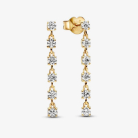 Pandora Women's 'Sparkling Stones Drop' Earrings