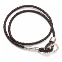 Pandora Women's 'Moments Brown Braided Double Leather' Bracelet