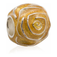 Pandora Charm 'Yellow Rose In Bloom' pour Femmes