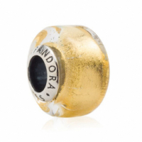 Pandora Charm 'Golden Mini Murano Glass' pour Femmes