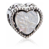 Pandora Women's 'Openwork Heart & Family Tree' Charm