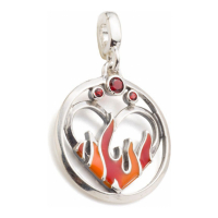 Pandora Women's 'Me Fire Inside Medallion' Charm