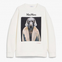 Max Mara Sweatshirt 'Wegman Print' pour Femmes