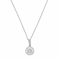 Le Diamantaire Women's 'Forteresse Ronde' Pendant with chain