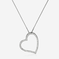 Le Diamantaire Women's 'Coeur Oriental' Pendant with chain